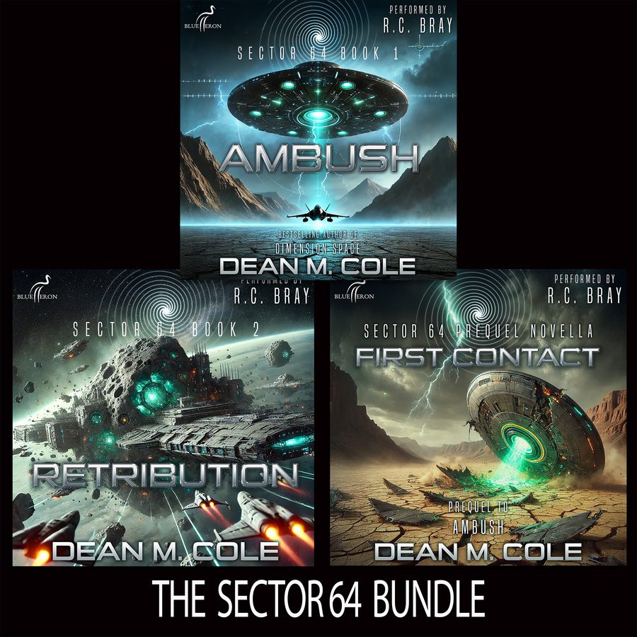 Sector 64 trilogy bundle cover: Ambush, Retribution, First Contact